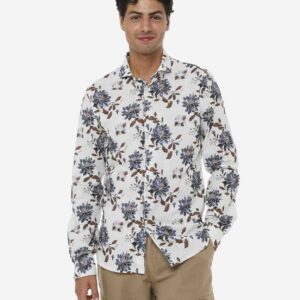Camicia a fantasia manica lunga
