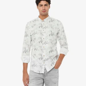 Camicia a fantasia manica lunga