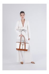 Shopping bag effetto canvas - immagine 4