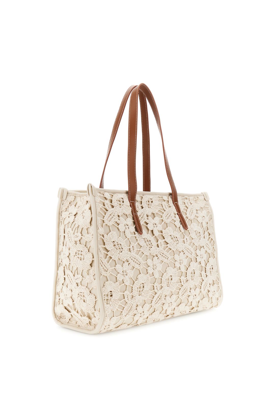 Shopping bag grande in macramè - immagine 2