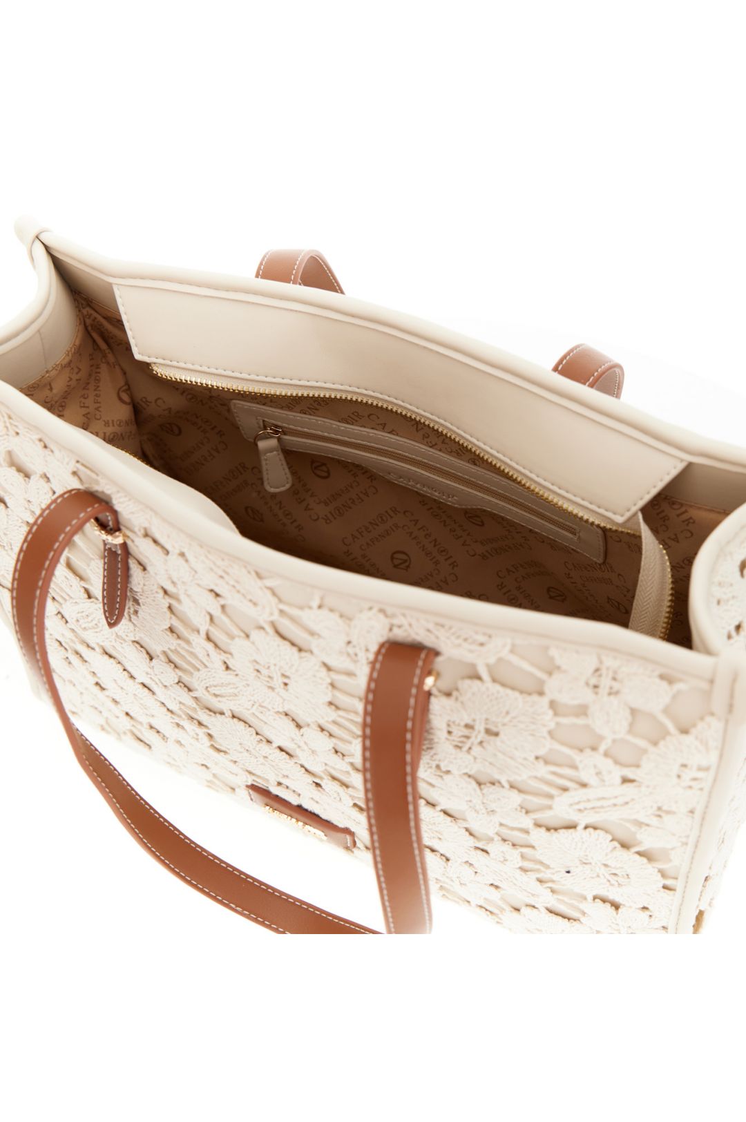 Shopping bag grande in macramè - immagine 3