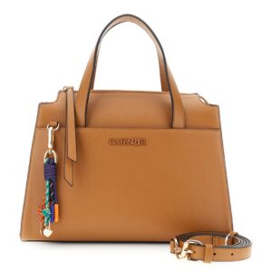 Bauletto effetto pelle saffiano